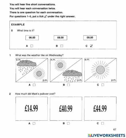 Ket 2-unit 4-listening-part 1
