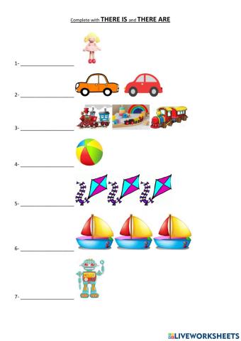 There is and there are