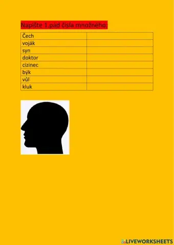 CES - 1.pád,č.mn. - životná maskulina - 2 - psaní