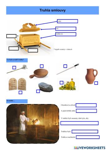 Svatyně - truhla smlouvy