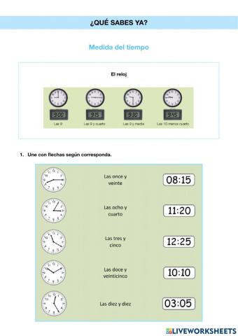 Evaluación inicial T11