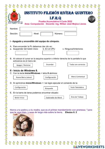 Examen de Computación