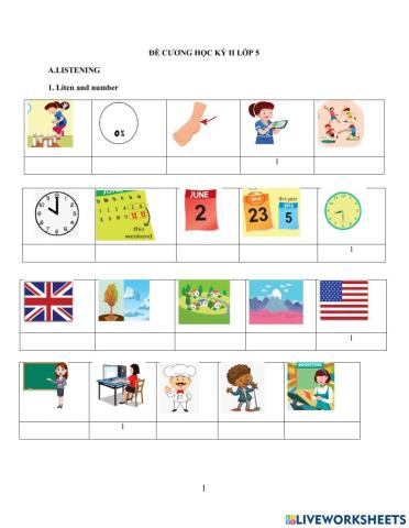 Grade 5 listening semester 2