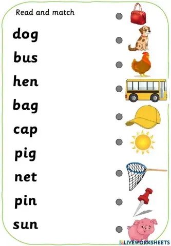 Phonics matching