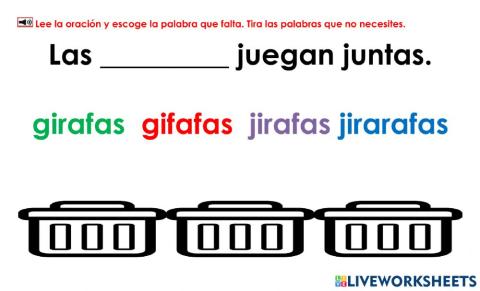 Jirafas: EXAMEN 2