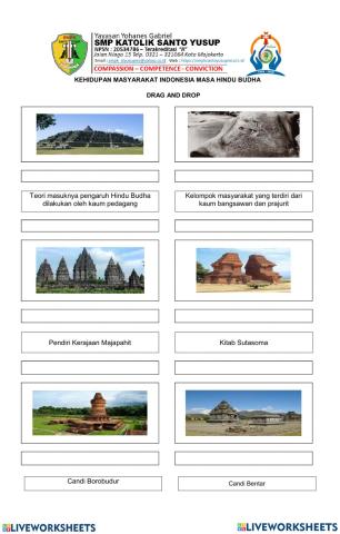 Pretest IPS kelas 7 Kehidupan di masa hindu - budha