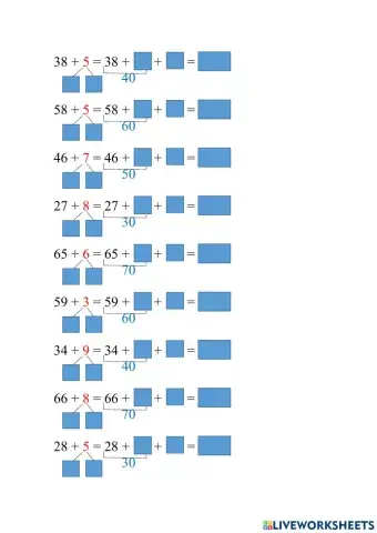 Sud4tis dalimis iki 100