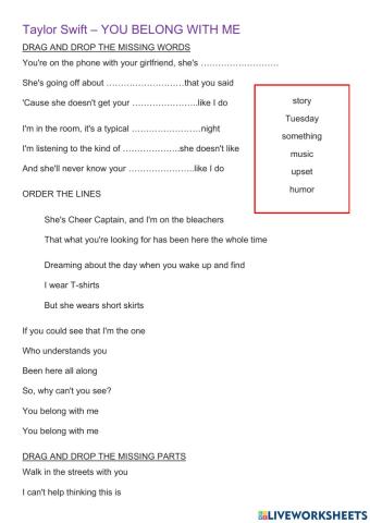 Song by Taylor Swift