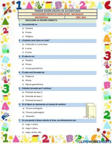 Autoestudio poliedros