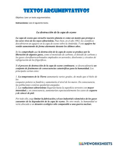 Textos Argumentativos