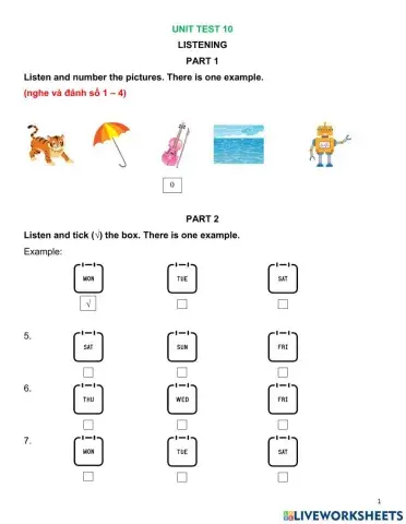 Smart start 2 unit 10