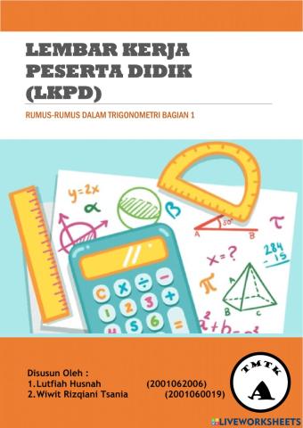 Latihan trigonometri media lkpd kelompok 10