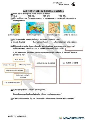 Ficha película Gladiator