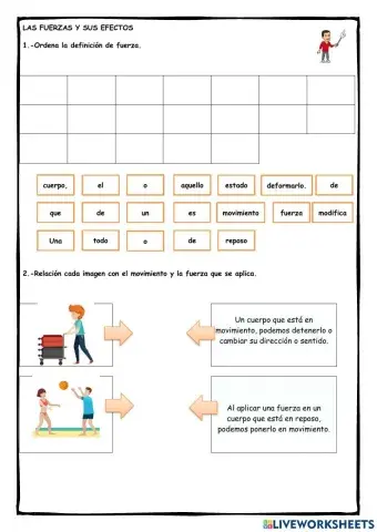 Las fuerzas y sus efectos