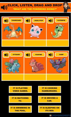 What are these pokémons doing?