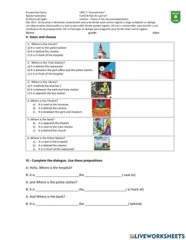 Class 8 unit 2 6th grade