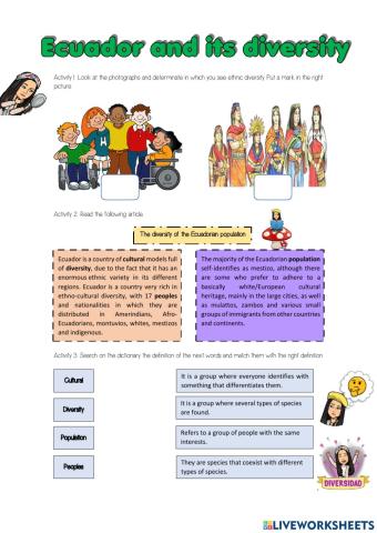 Ecuador and its diversity