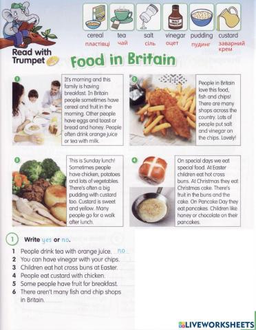 Food in Britain