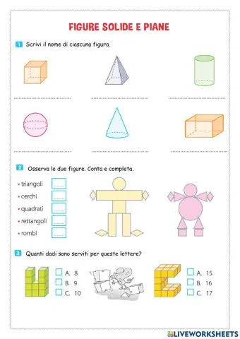 Figure solide e piane