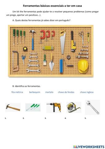 Ferramentas básicas