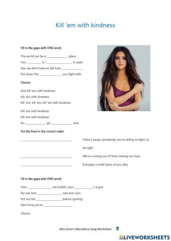 Kill 'em with Kindness