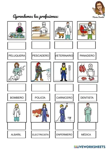 Aprendemos las profesiones