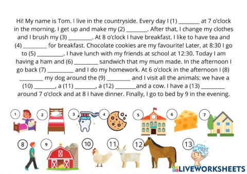 Routines in the farm