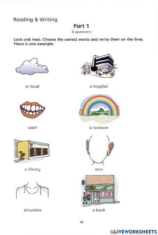 Use of English Test  June 22 Kids 6th