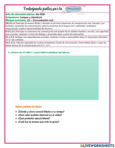 Capacidad para escuchar e intercambiar ideas.