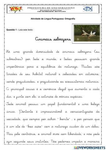 Ortografia G ou J 7º ano