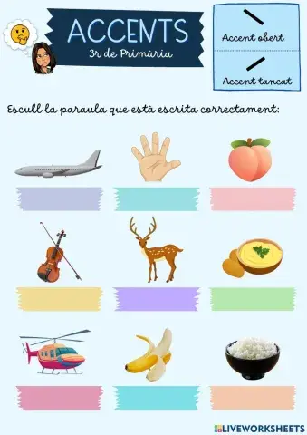 L'accent obert i tancat