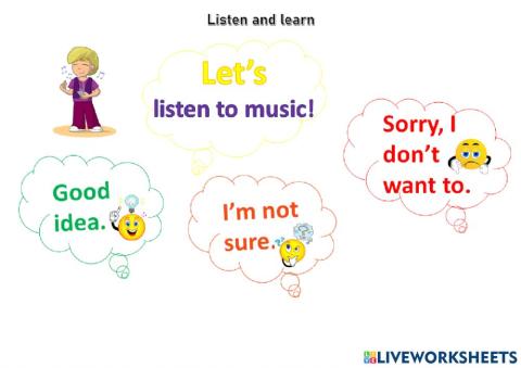 Let's listen to music!