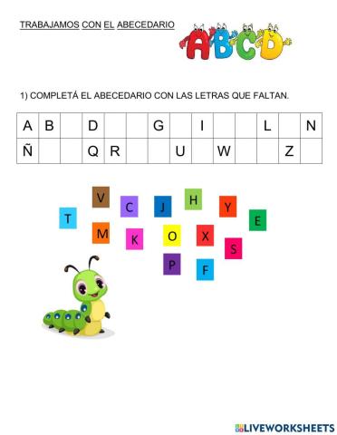 Trabajamos con el abecedario - 2°grado 