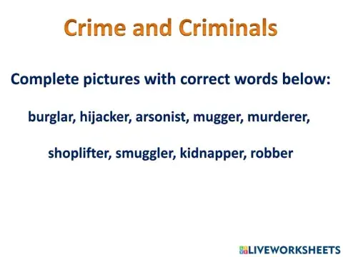 Crime and Criminals