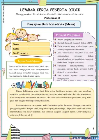 Bahan Ajar Rata-Rata (LKPD 2)