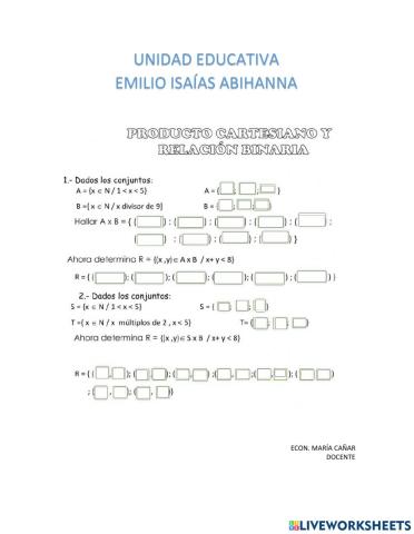 Plano Cartesiano-binario