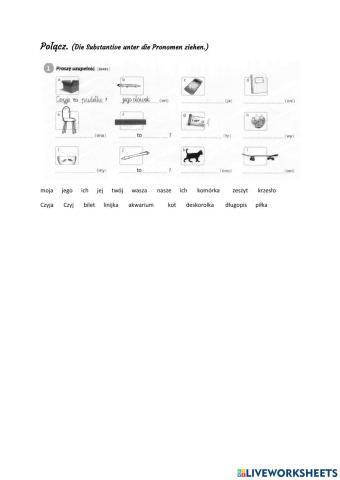 Zaimki i rzeczowniki