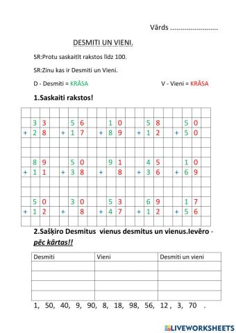 Saskaitīšana rakstos