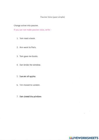 Passive Voice