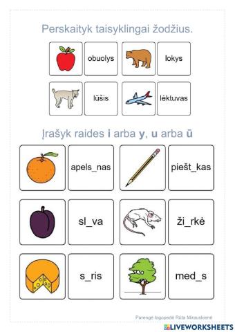 Logopedinės pratybos