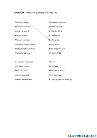 Revision - Questions and answers