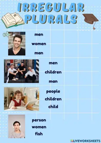 Irregular plurals of nouns