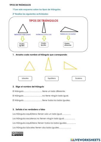 Tipos de triángulos