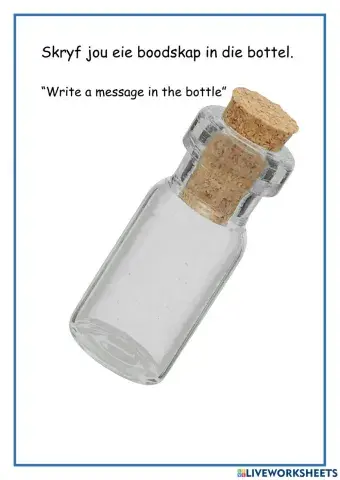 Message in a bottle