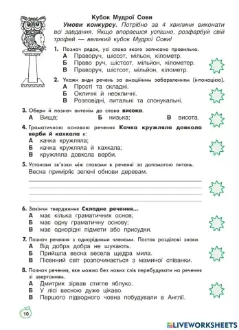 Кубок Мудрої сови