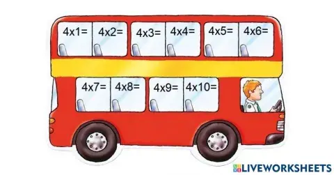 Bus tabla del 4