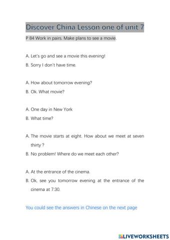 Disciover china unit 7