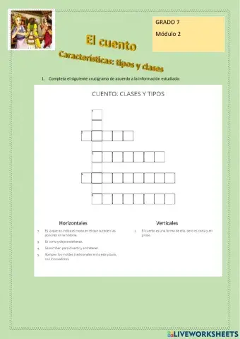 El cuento: Características, tipos y clases