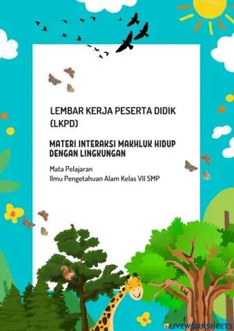 Komponen Biotik dan Komponen Abiotik