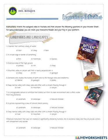 Landmarks and Landscapes